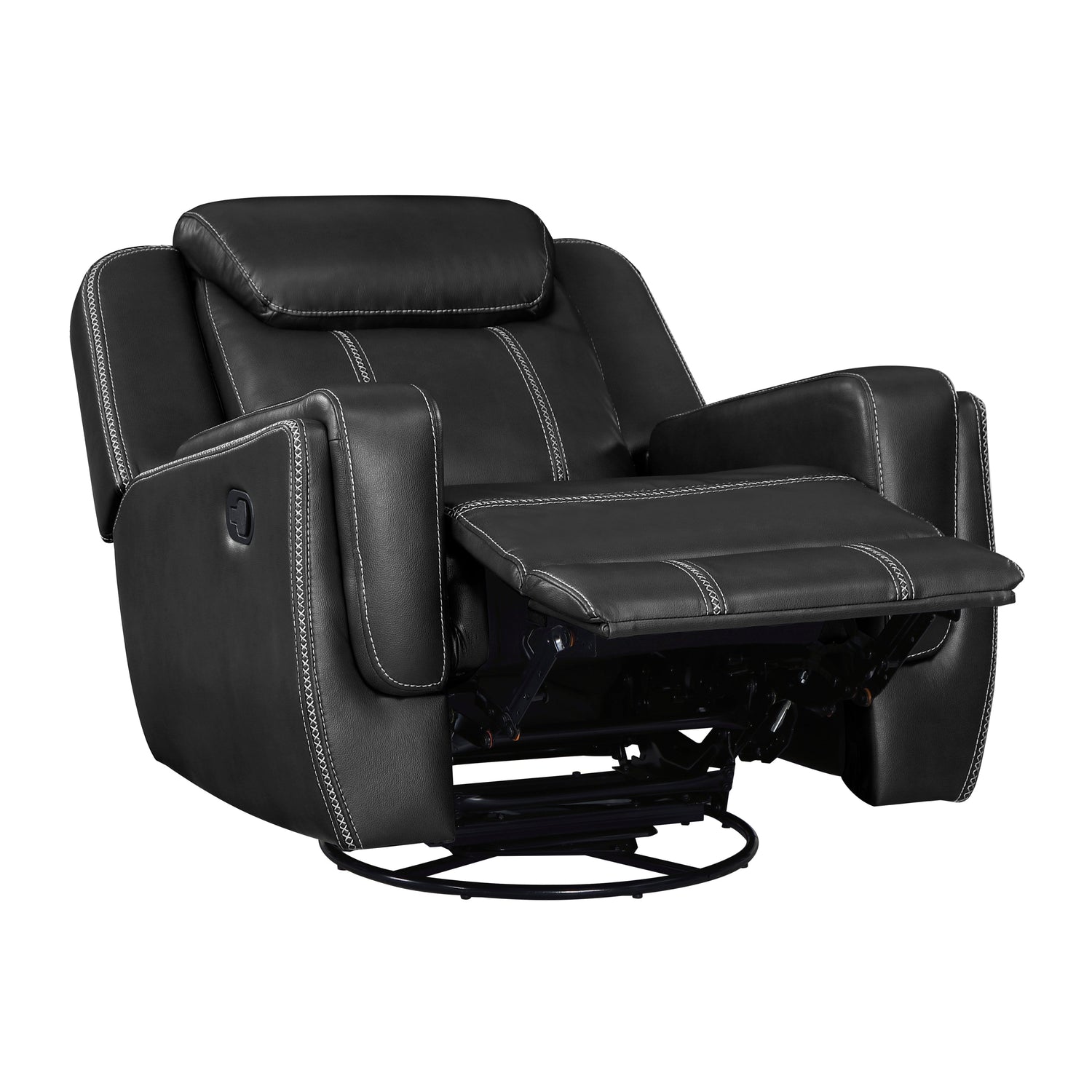 Littleton Black Double Reclining Living Room Set from Homelegance - Luna Furniture