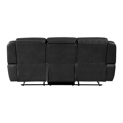 8516BK*2 2pc Set: Sofa, Love - 8516BK*2
