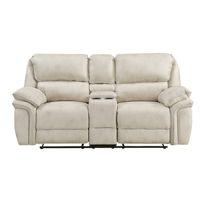 8517PWT-2 Double Reclining Love Seat with Center Console - 8517PWT-2
