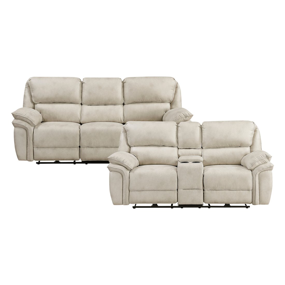 8517PWT*2PW 2pc Set: Sofa, Love (Power) - 8517PWT*2PW