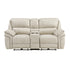 8517PWT-2PW Power Double Reclining Love Seat with Center Console - 8517PWT-2PW