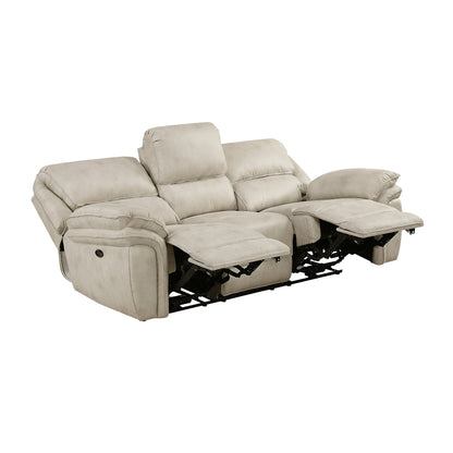 Proctor Pawter Power Double Reclining Living Room Set from Homelegance - Luna Furniture