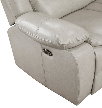 8528TP*SCPW (3)3-Piece Power Reclining Sectional with Right Console - 8528TP*SCPW