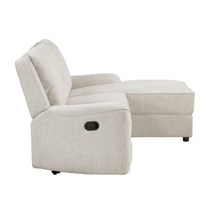 8530BE*SC (2)2-Piece Reclining Sectional with Right Chaise - 8530BE*SC
