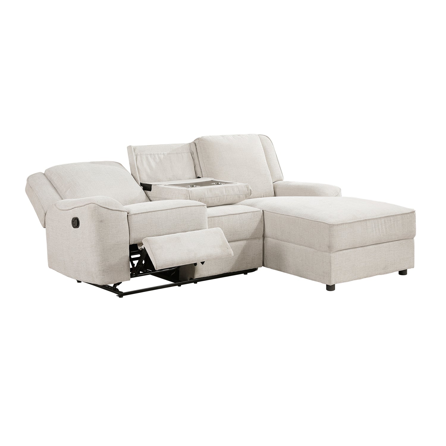 8530BE*SC (2)2-Piece Reclining Sectional with Right Chaise - 8530BE*SC