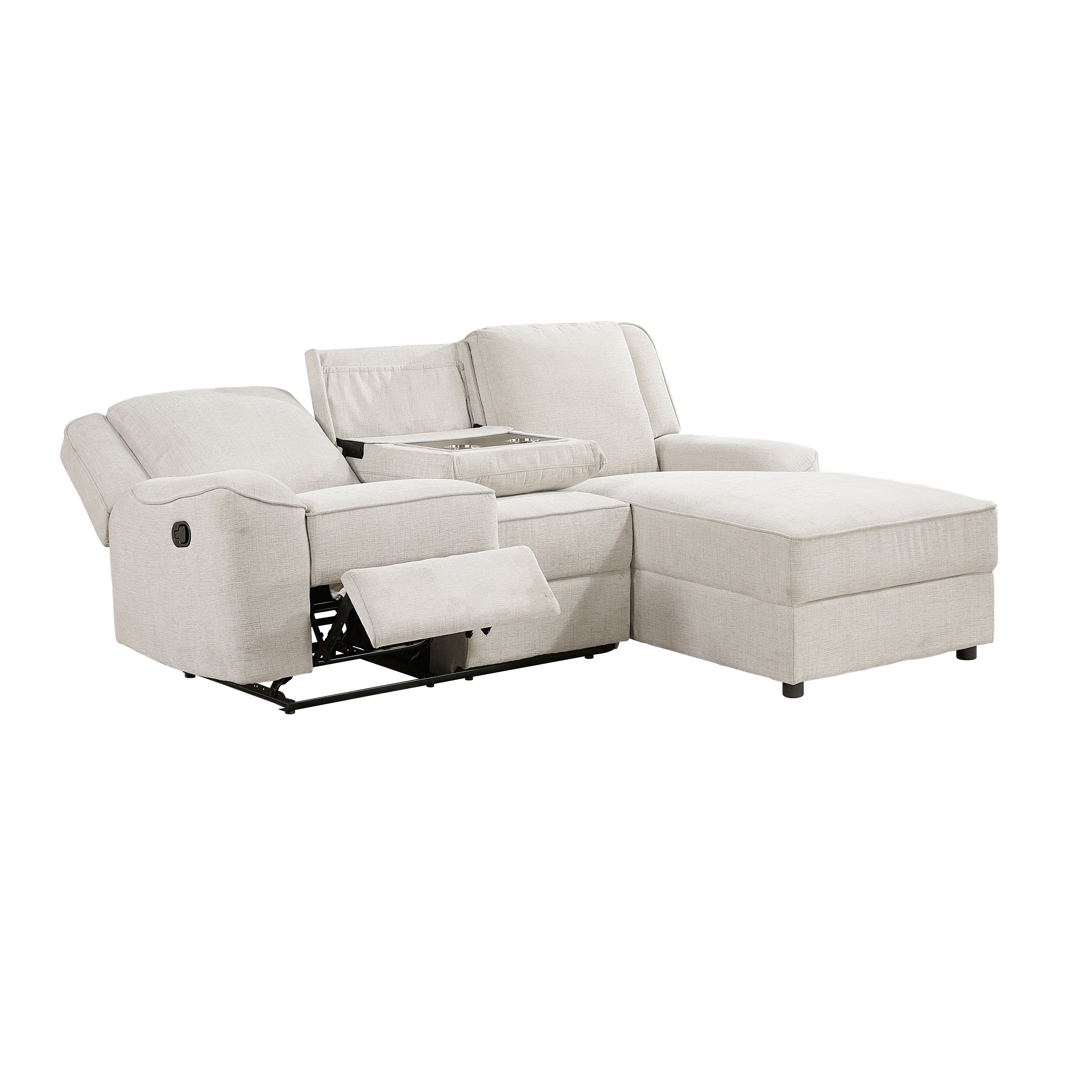 8530BE*SC (2)2-Piece Reclining Sectional with Right Chaise - 8530BE*SC