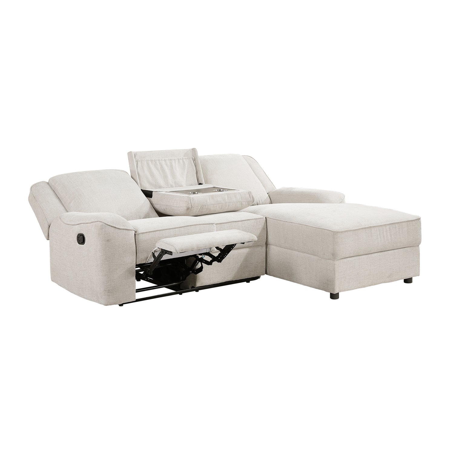 8530BE*SC (2)2-Piece Reclining Sectional with Right Chaise - 8530BE*SC