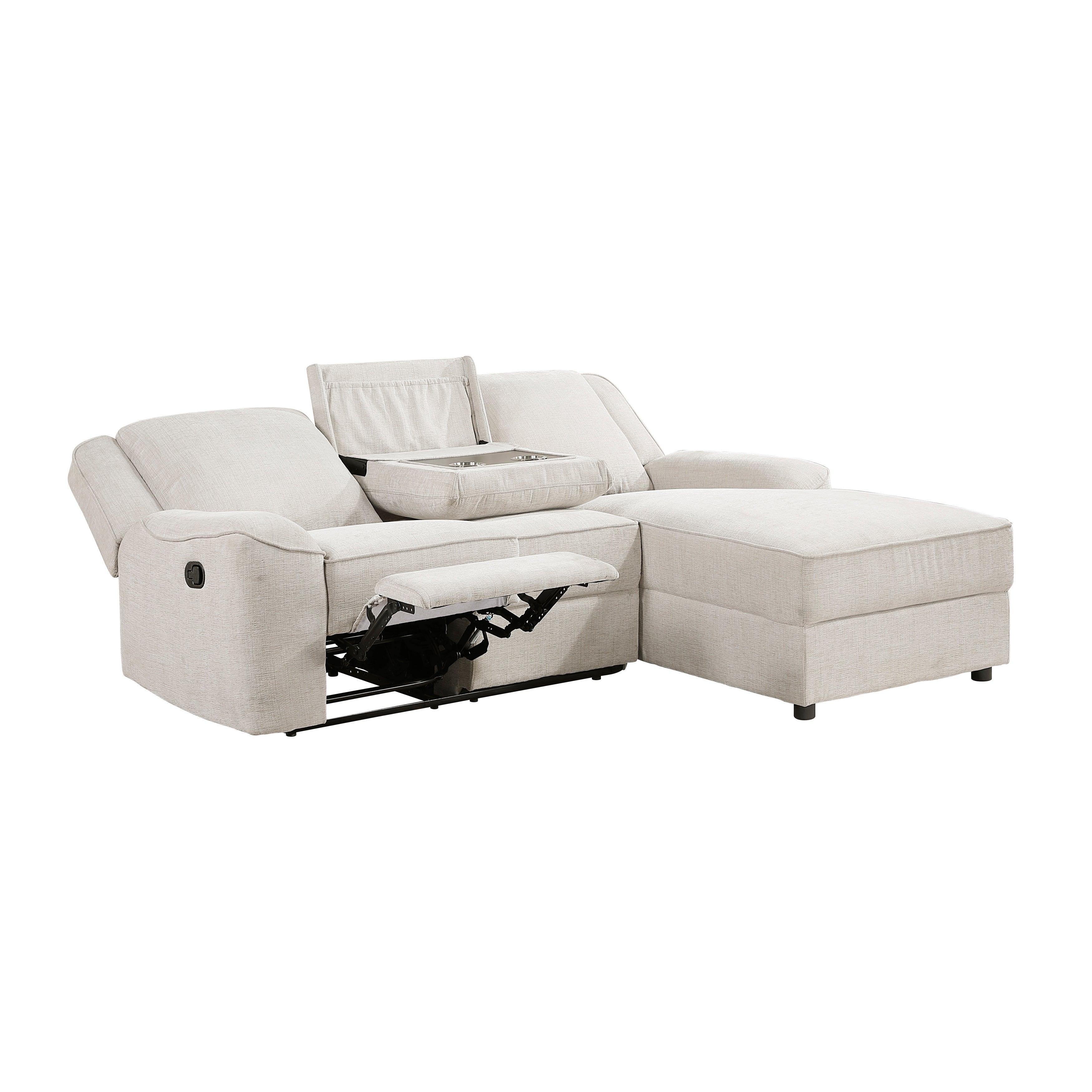 8530BE*SC (2)2-Piece Reclining Sectional with Right Chaise - 8530BE*SC