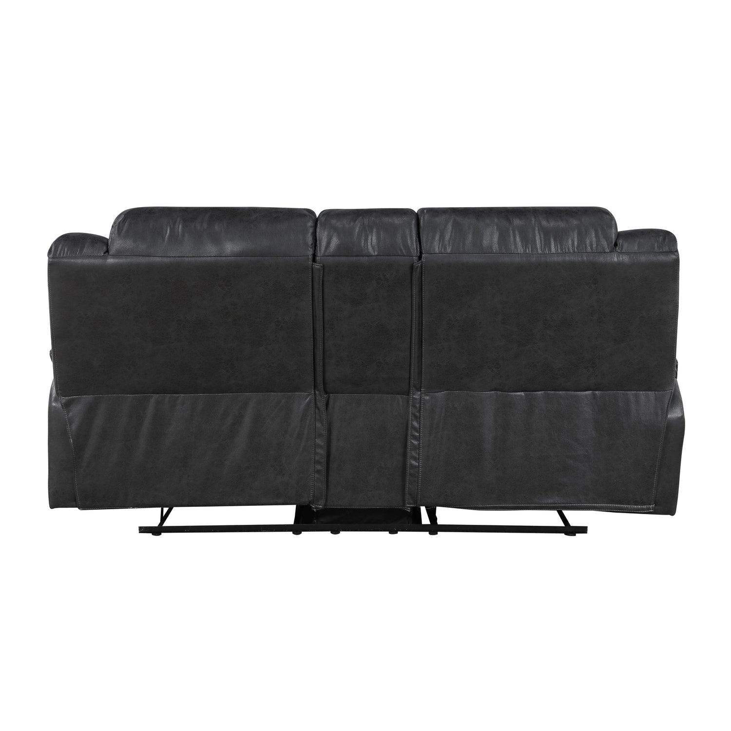 8538BK*2 2pc Set: Sofa, Love - 8538BK*2