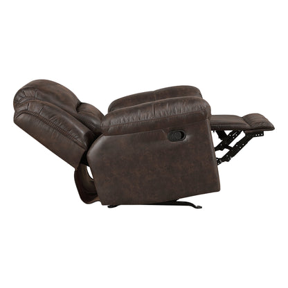 Hazen Dark Brown Reclining Living Room Set from Homelegance - Luna Furniture
