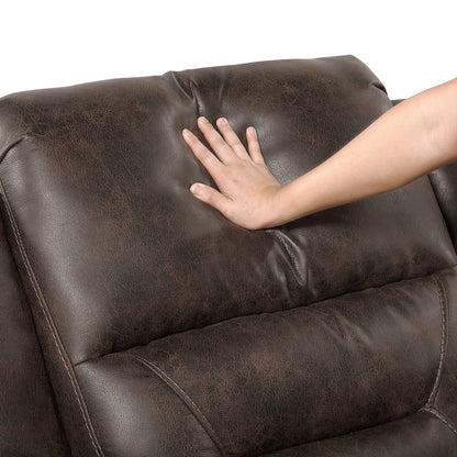 Hazen Dark Brown Reclining Living Room Set from Homelegance - Luna Furniture