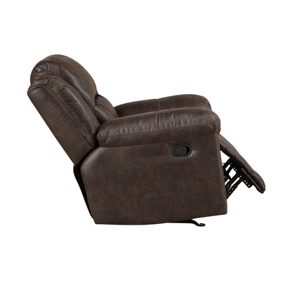 Hazen Dark Brown Reclining Living Room Set from Homelegance - Luna Furniture