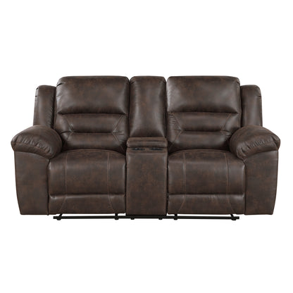 8538DB*2 2pc Set: Sofa, Love - 8538DB*2