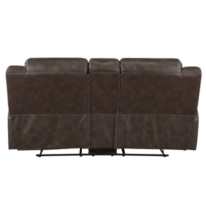 8538DB-2 Double Reclining Love Seat with Center Console - 8538DB-2