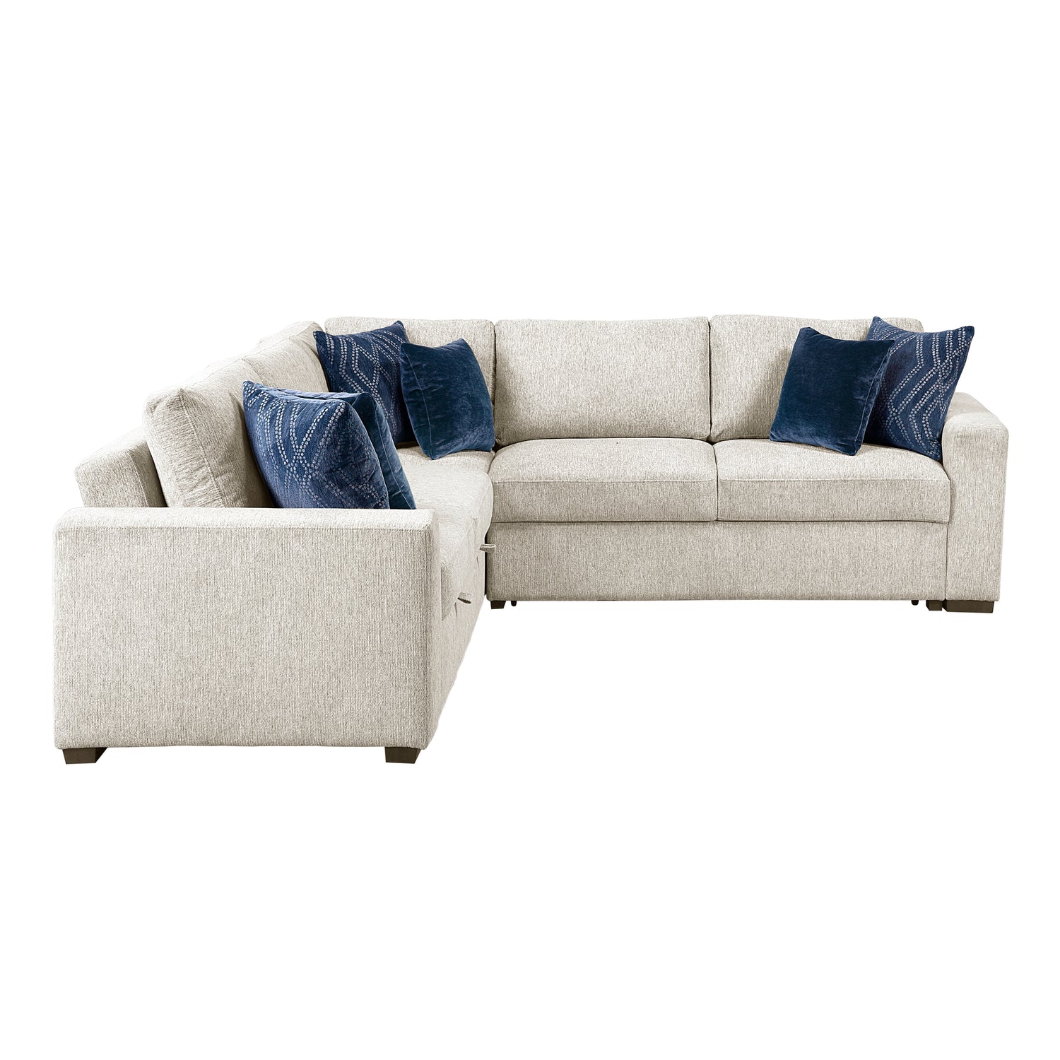 8548BE*42ACLCR2AA (4)3-Piece Sectional with Pull-out Bed - 8548BE*42ACLCR2AA