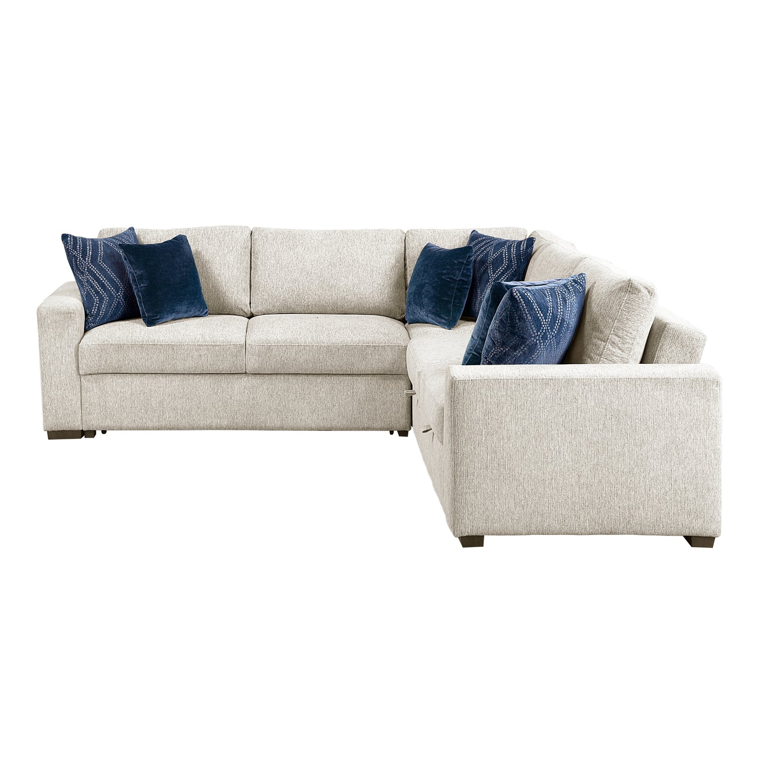 8548BE*42ACLCR2AA (4)3-Piece Sectional with Pull-out Bed - 8548BE*42ACLCR2AA