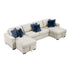 8548BE*42VC2AA (4)3-Piece Sectional with Reversible Chaises and Hidden Storage - 8548BE*42VC2AA