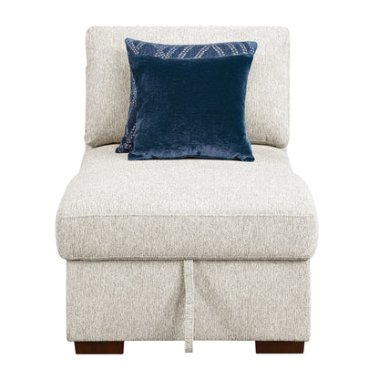 8548BE*4VC2AAOT (4)3-Piece Sectional with Reversible Chaise, Hidden Storage and Ottoman - 8548BE*4VC2AAOT