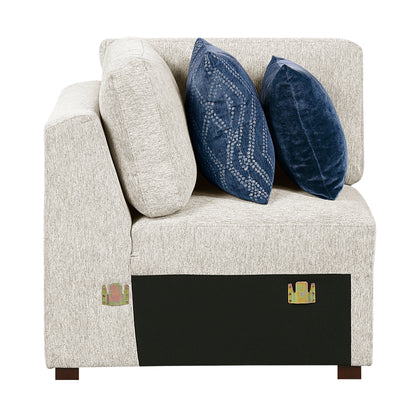 8548BE*5VC2ACLCRACA (5)4-Piece Sectional with Reversible Chaise, Pull-out Bed and Hidden Storage - 8548BE*5VC2ACLCRACA