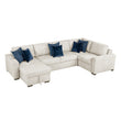 8548BE*5VC2ACRACA (5)4-Piece Sectional with Reversible Chaise and Hidden Storage - 8548BE*5VC2ACRACA
