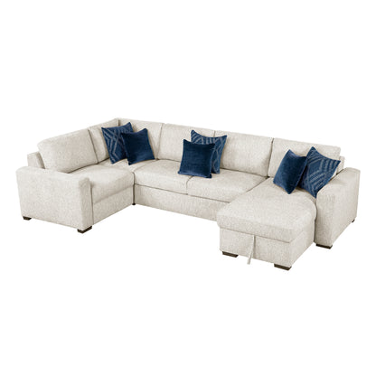 8548BE*5VC2ACRACA (5)4-Piece Sectional with Reversible Chaise and Hidden Storage - 8548BE*5VC2ACRACA