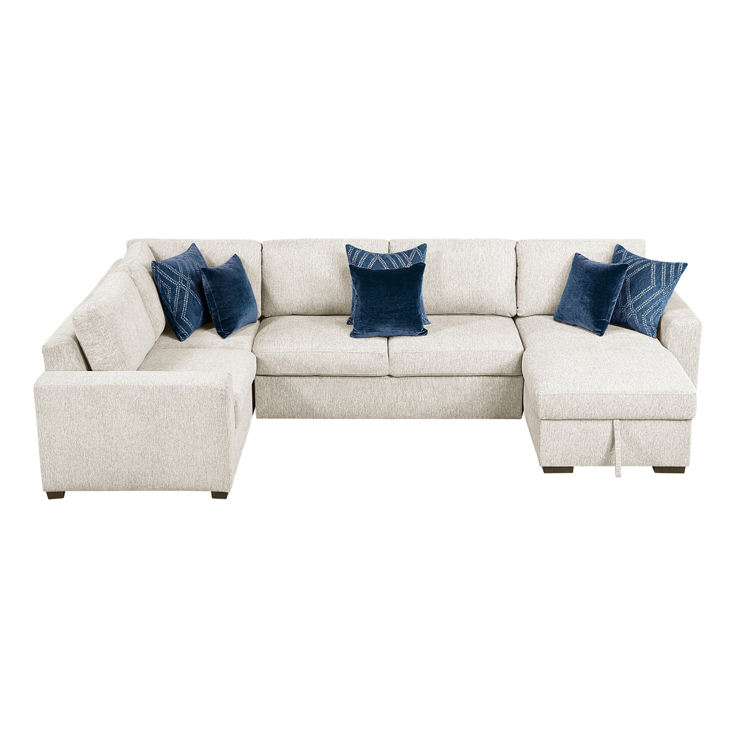 8548BE*5VC2ACRACA (5)4-Piece Sectional with Reversible Chaise and Hidden Storage - 8548BE*5VC2ACRACA