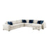 8548BE*6VC2ACR2ACLACA (6)5-Piece Sectional with Reversible Chaise, Pull-out Bed and Hidden Storage - 8548BE*6VC2ACR2ACLACA