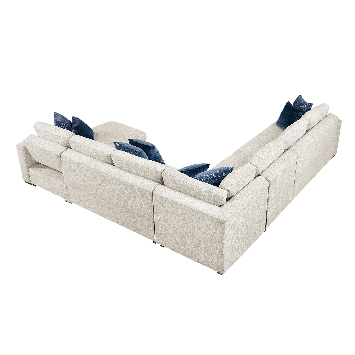 8548BE*6VCCR22AACA (6)5-Piece Sectional with Reversible Chaise and Hidden Storage - 8548BE*6VCCR22AACA