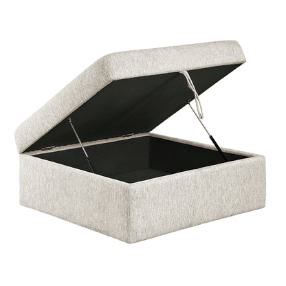 8548BE-OT Storage Ottoman with Casters - 8548BE-OT