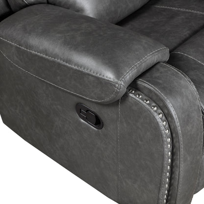 8549GRY-1 SWIVEL GLIDER RECLINING CHAIR - 8549GRY-1