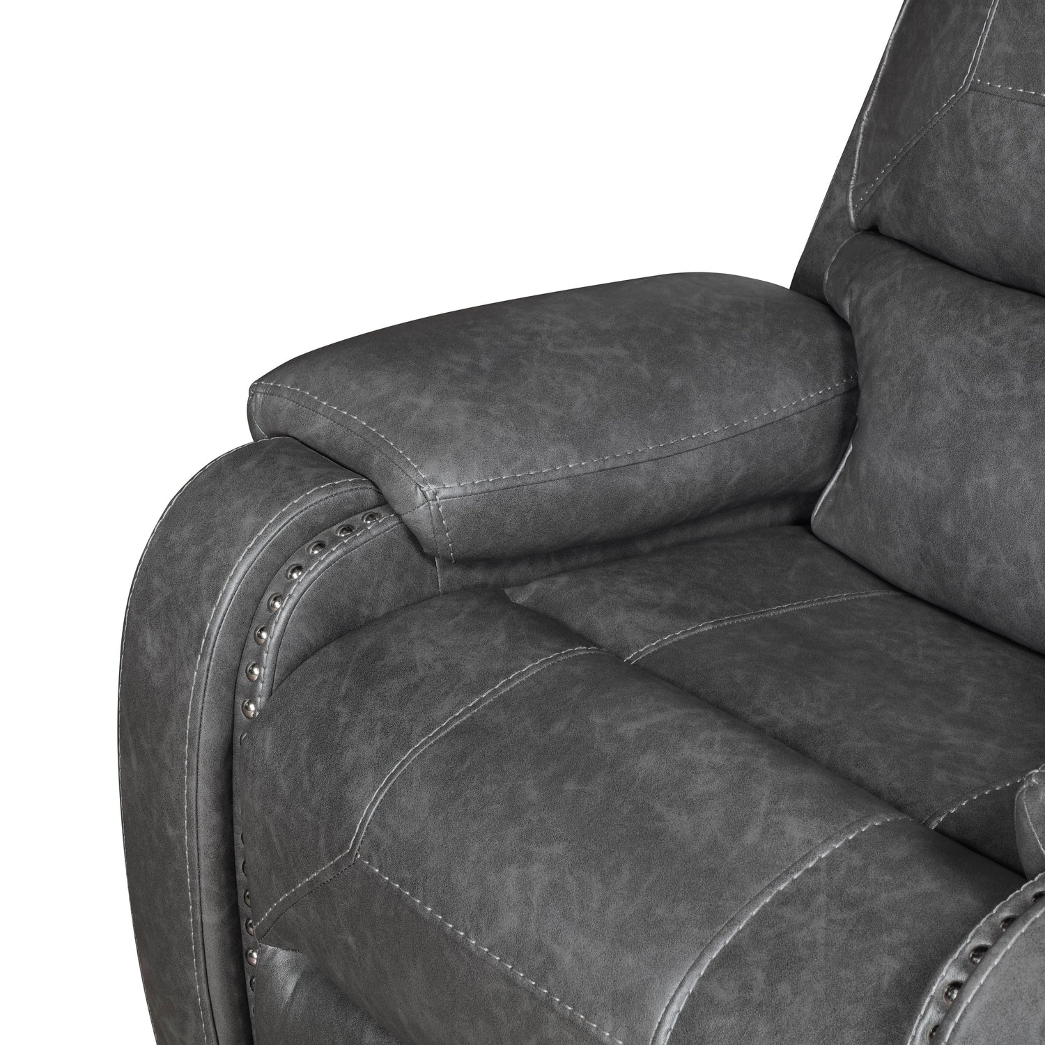 Newnan Gray Double Reclining Living Room Set from Homelegance - Luna Furniture