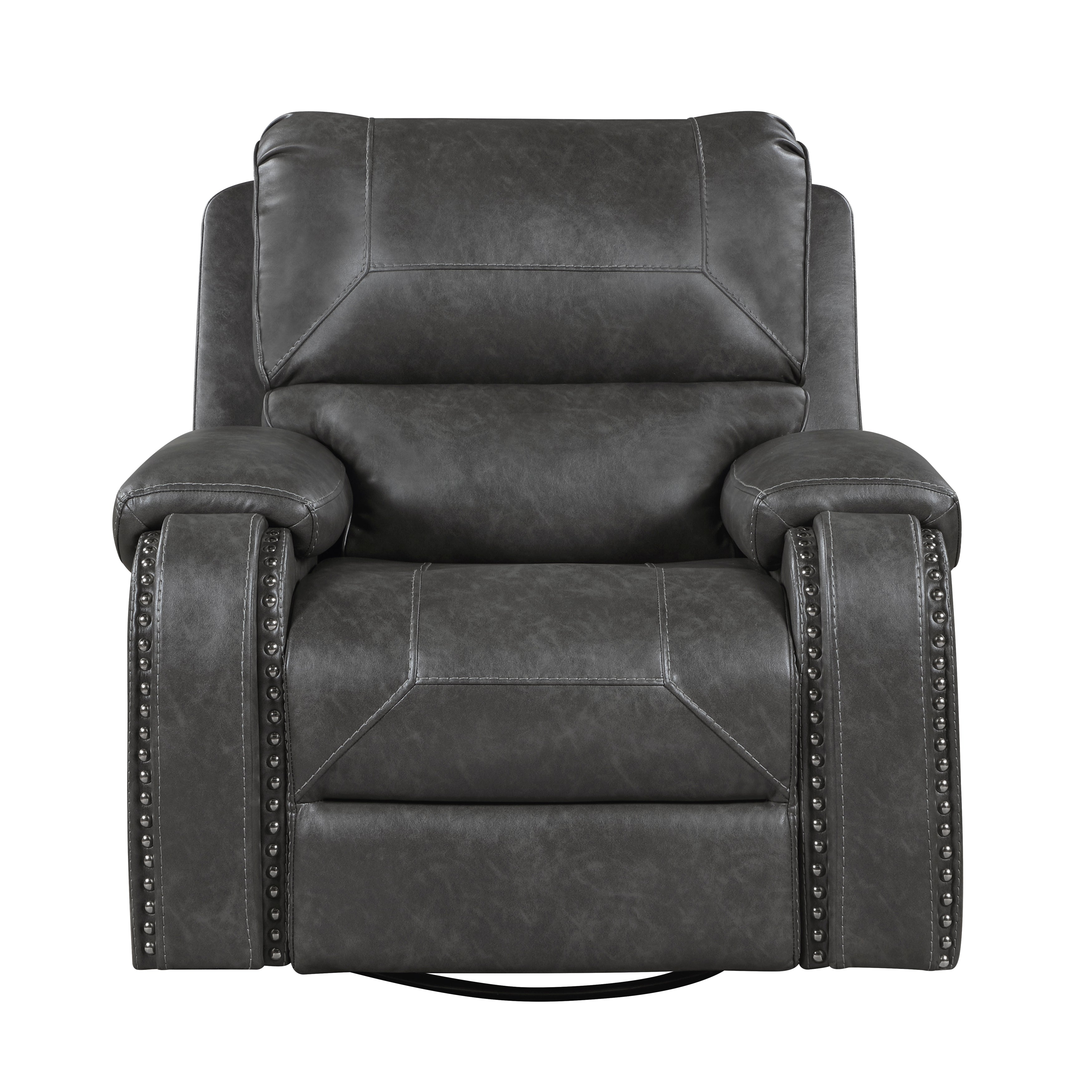 Newnan Gray Double Reclining Living Room Set from Homelegance - Luna Furniture