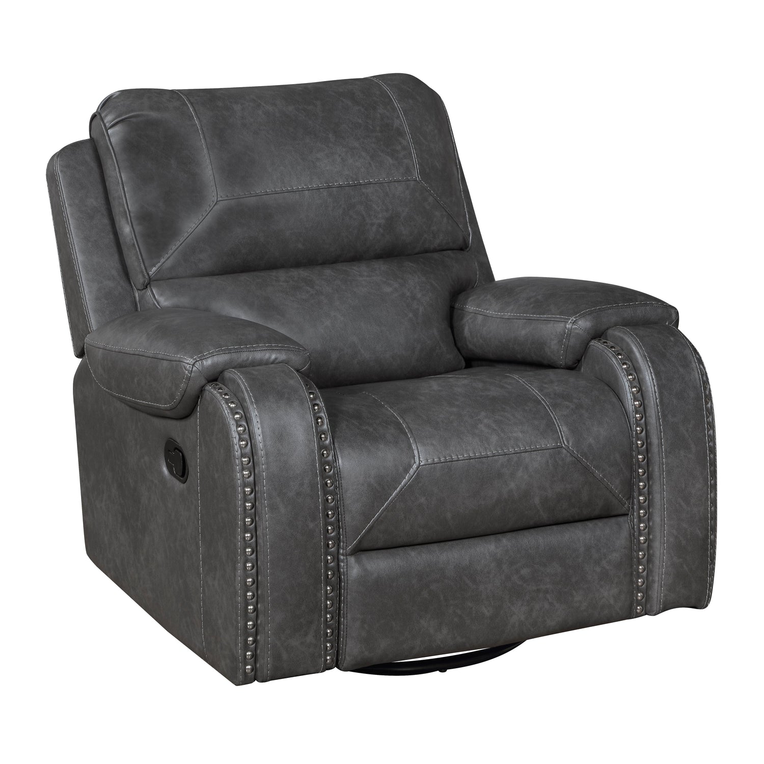 Newnan Gray Double Reclining Living Room Set from Homelegance - Luna Furniture