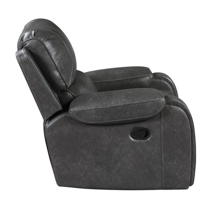 8549GRY-1 SWIVEL GLIDER RECLINING CHAIR - 8549GRY-1