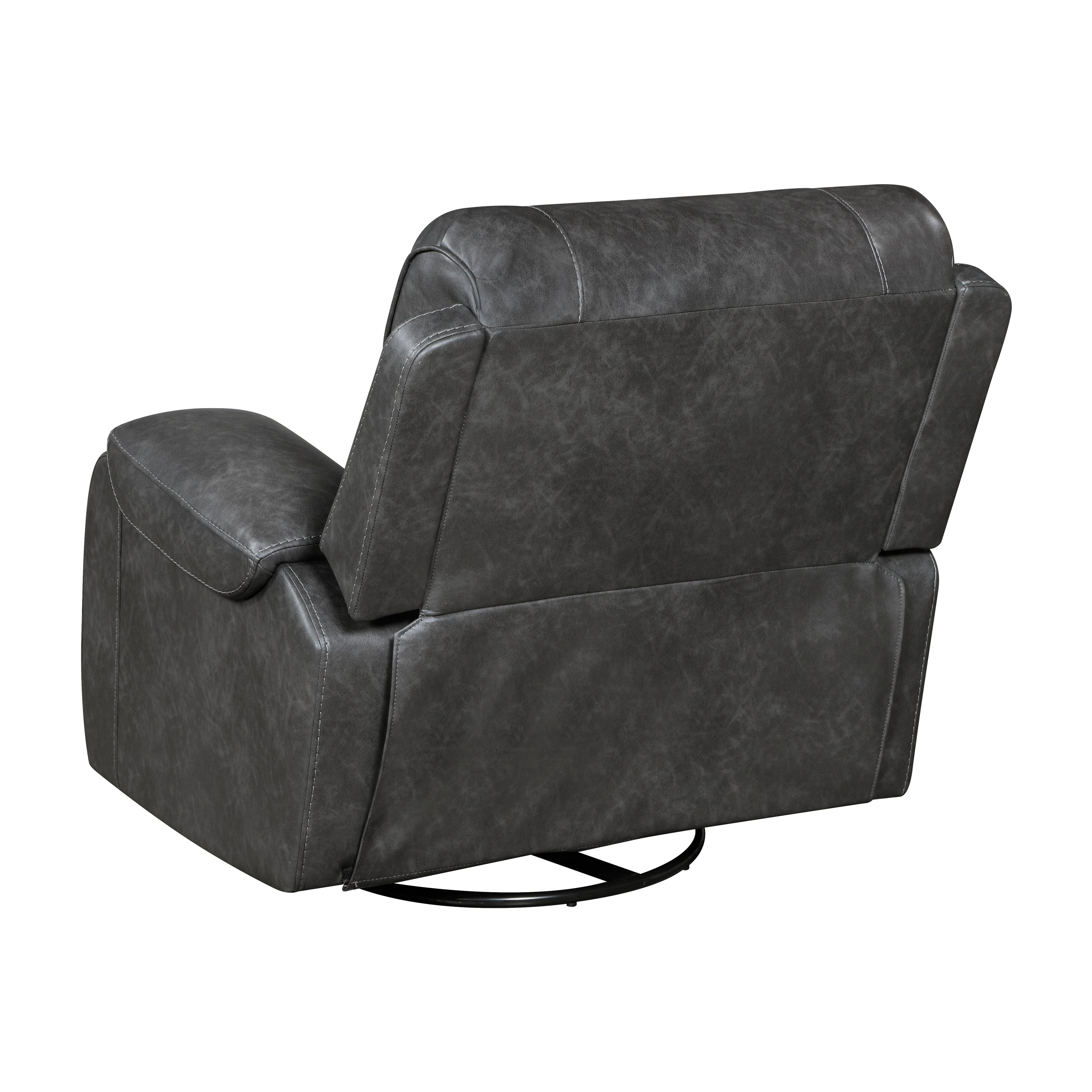 8549GRY-1 SWIVEL GLIDER RECLINING CHAIR - 8549GRY-1