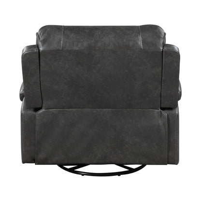 8549GRY-1 SWIVEL GLIDER RECLINING CHAIR - 8549GRY-1