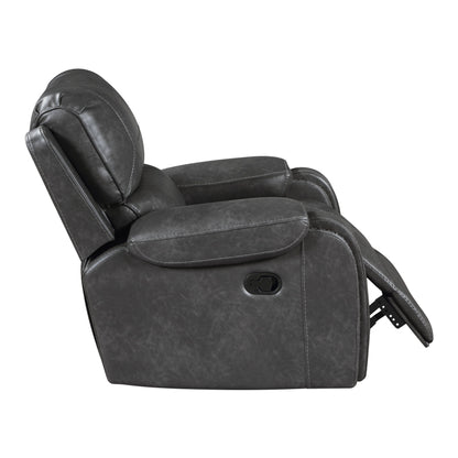 Newnan Gray Double Reclining Living Room Set from Homelegance - Luna Furniture