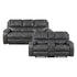8549GRY*2 2pc Set: Sofa, Love - 8549GRY*2