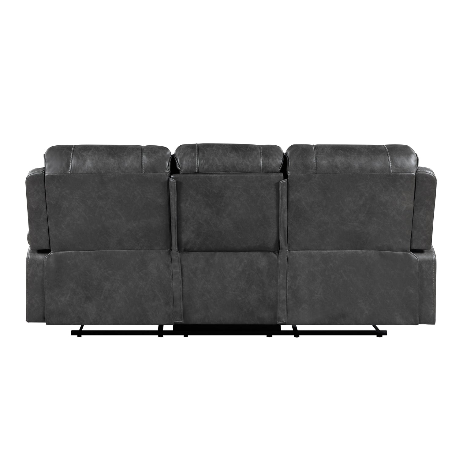 Newnan Gray Double Reclining Living Room Set from Homelegance - Luna Furniture