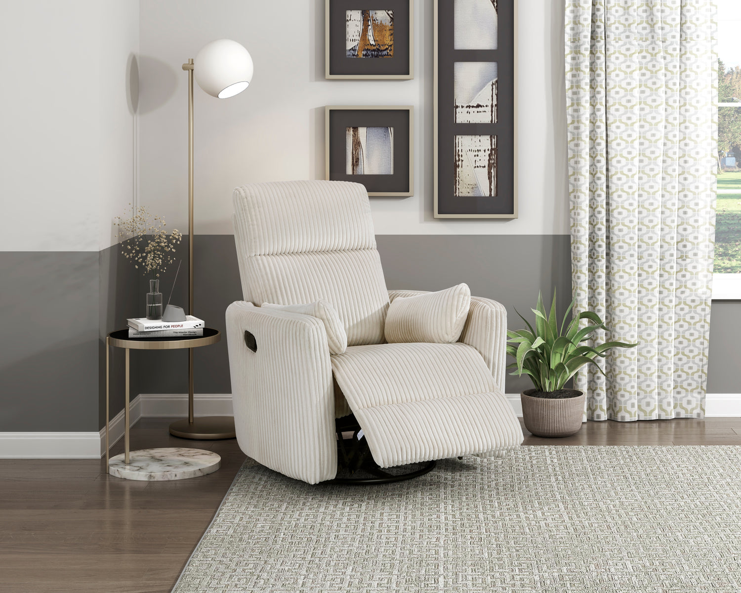 8555BE-1SW Swivel Glider Reclining Chair - 8555BE-1SW