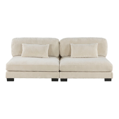 8555BE*2AC2VC (4)4-Piece Modular Sectional with Reversible Chaise - 8555BE*2AC2VC