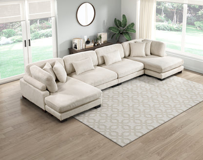 8555BE*2AC2VC (4)4-Piece Modular Sectional with Reversible Chaise - 8555BE*2AC2VC