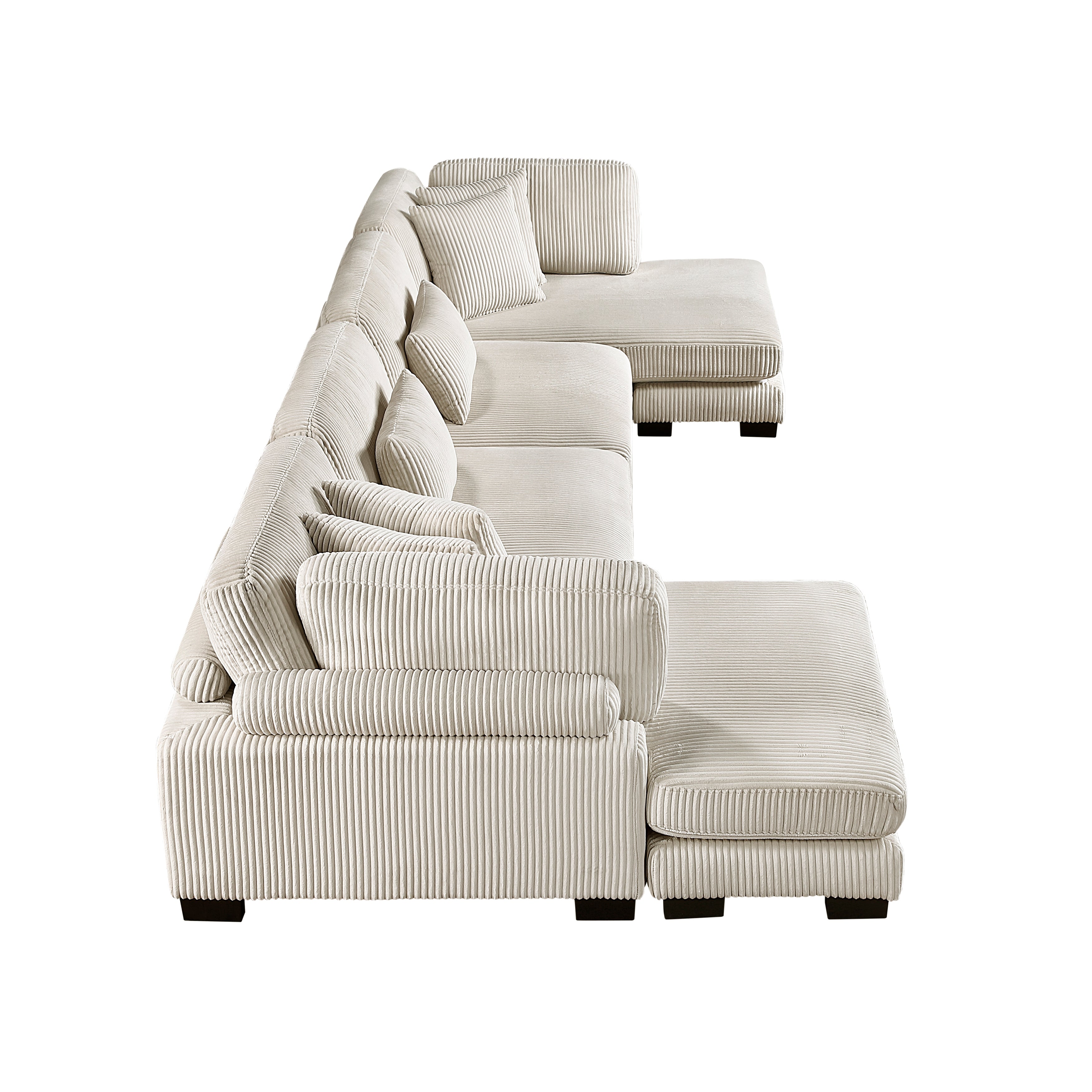 8555BE*2AC2VC (4)4-Piece Modular Sectional with Reversible Chaise - 8555BE*2AC2VC