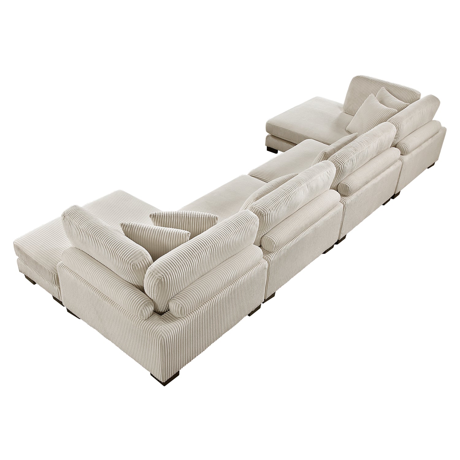 8555BE*2AC2VC (4)4-Piece Modular Sectional with Reversible Chaise - 8555BE*2AC2VC