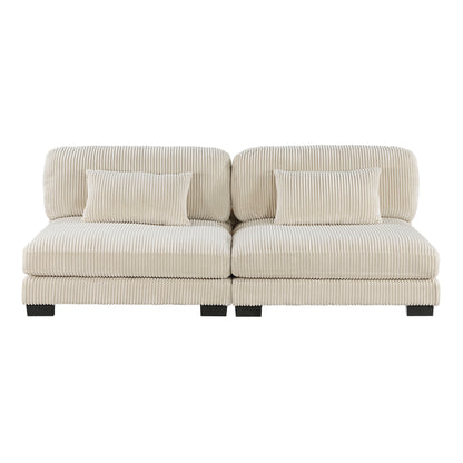 8555BE*2CR2AC2OT (6)6-Piece Modular Sectional with Ottomans - 8555BE*2CR2AC2OT