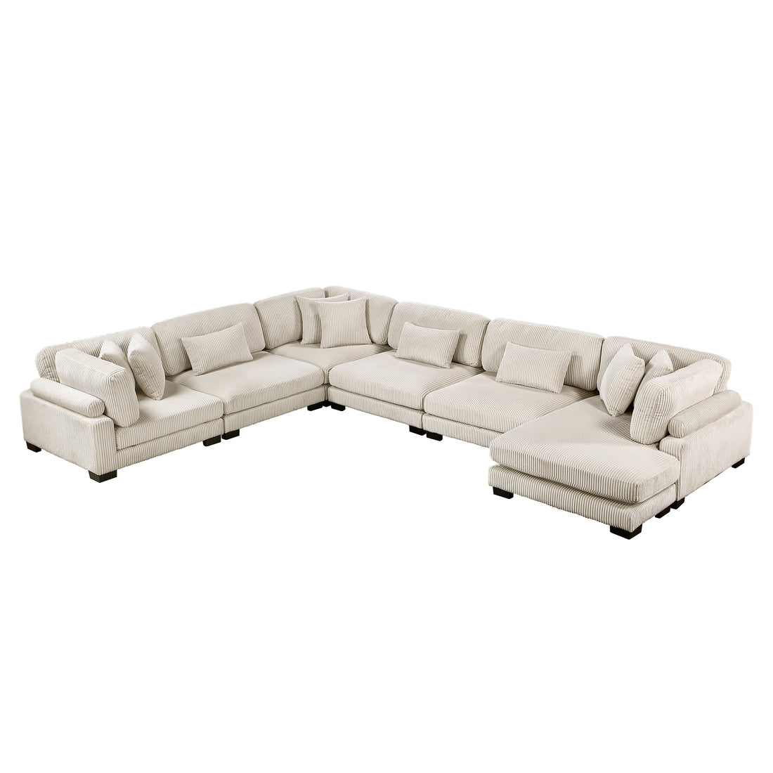 8555BE*2CR3ACVC (6)6-Piece Modular Sectional with Reversible Chaise - 8555BE*2CR3ACVC