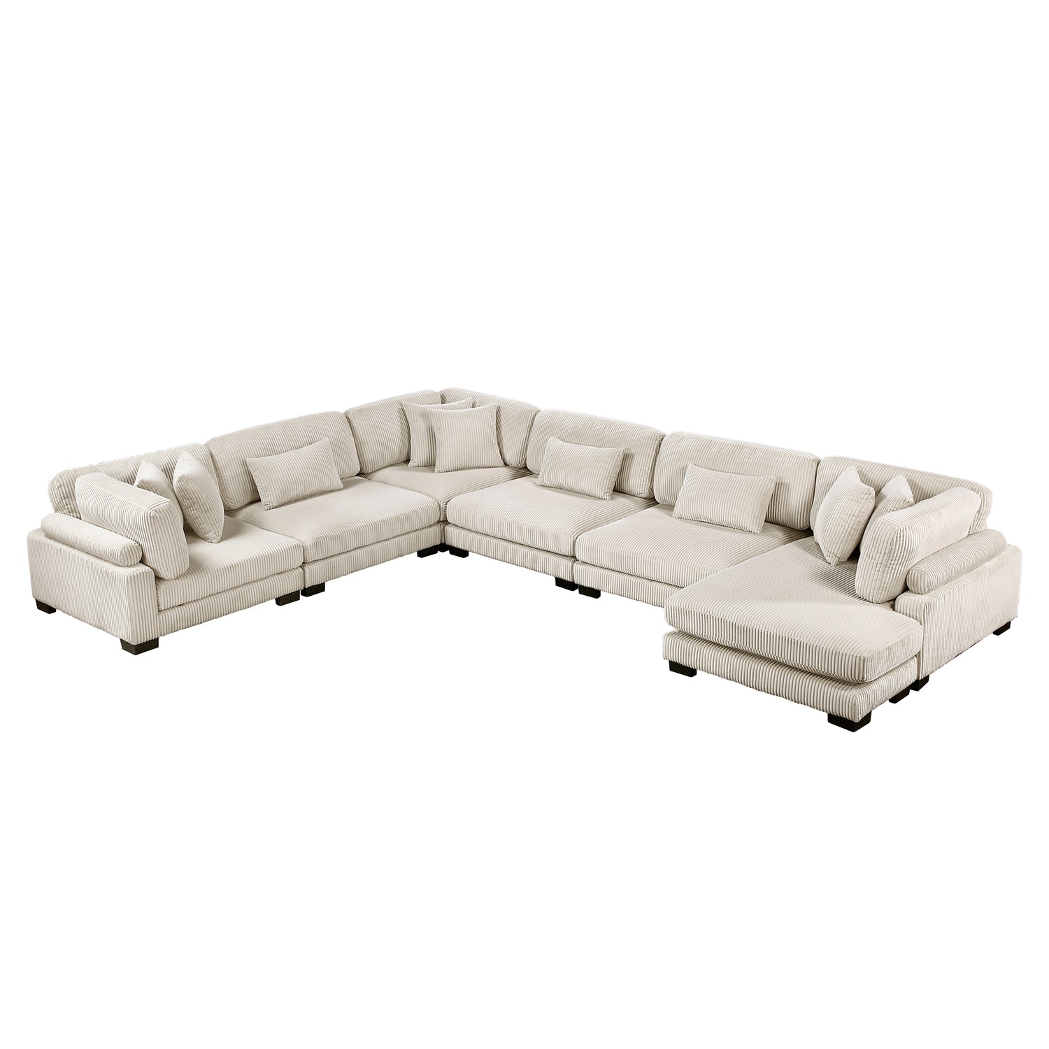 8555BE*2CR3ACVC (6)6-Piece Modular Sectional with Reversible Chaise - 8555BE*2CR3ACVC