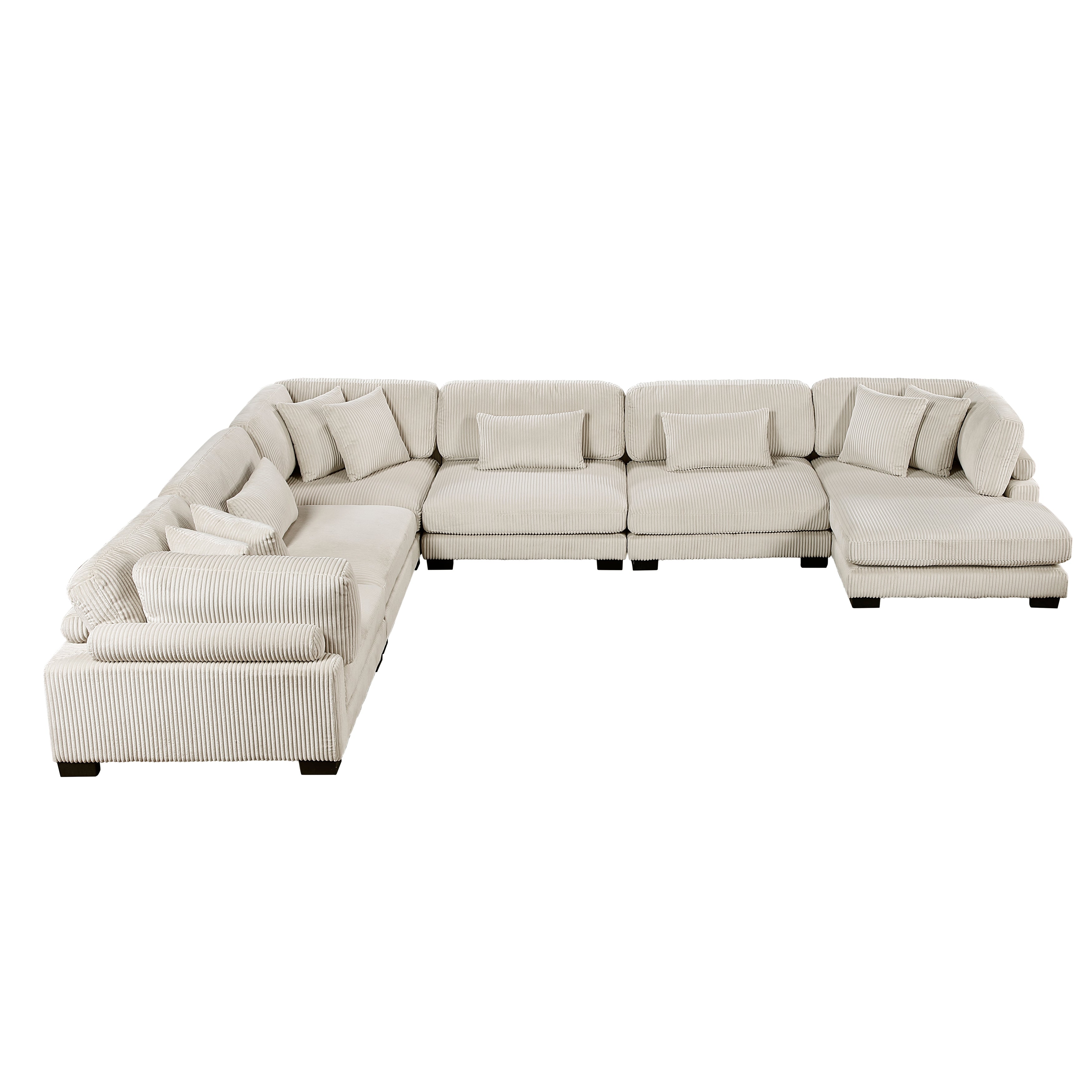 8555BE*2CR3ACVC (6)6-Piece Modular Sectional with Reversible Chaise - 8555BE*2CR3ACVC