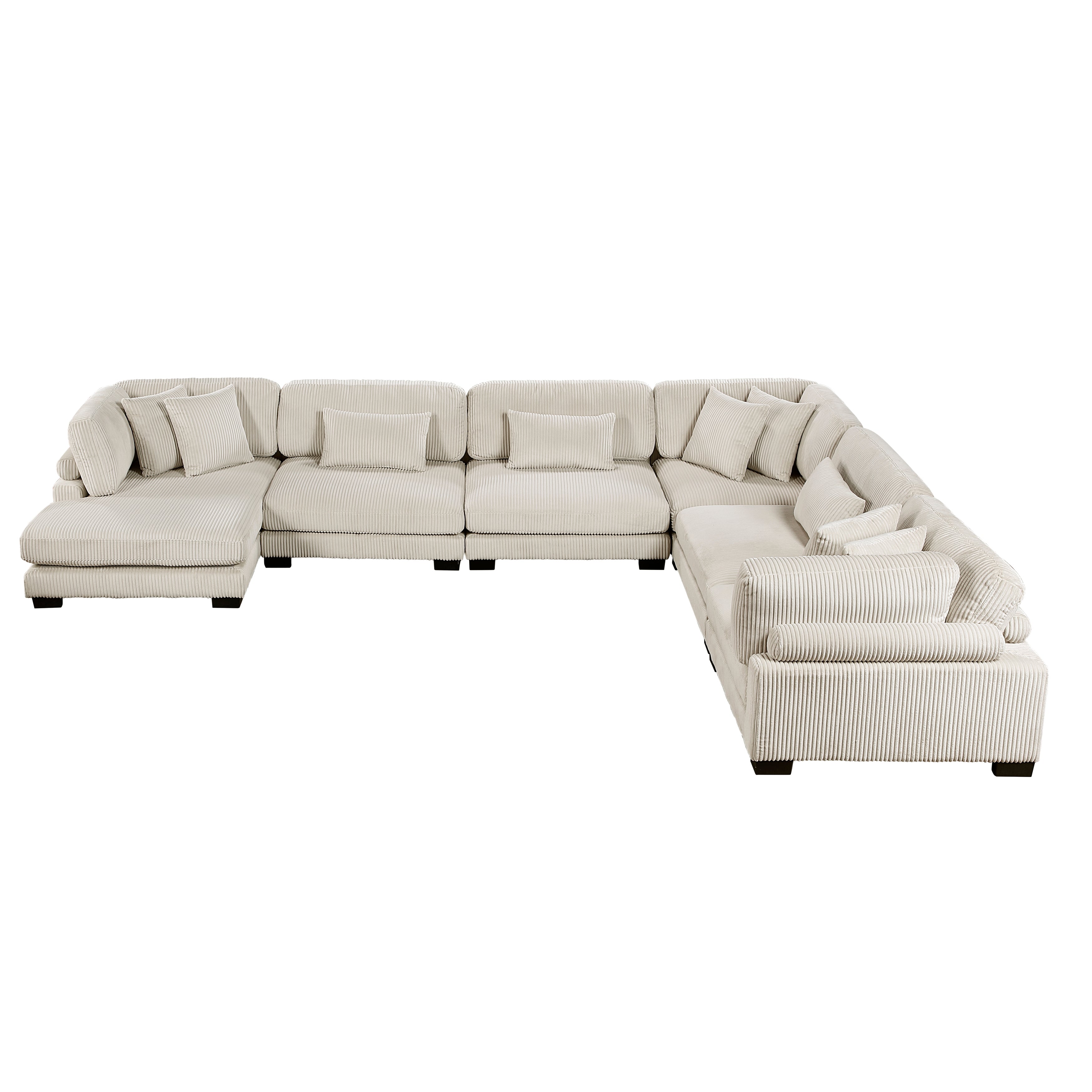 8555BE*2CR3ACVC (6)6-Piece Modular Sectional with Reversible Chaise - 8555BE*2CR3ACVC