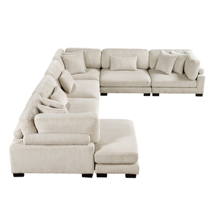 8555BE*2CR3ACVC (6)6-Piece Modular Sectional with Reversible Chaise - 8555BE*2CR3ACVC